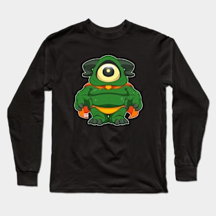 Green Cyclops Long Sleeve T-Shirt